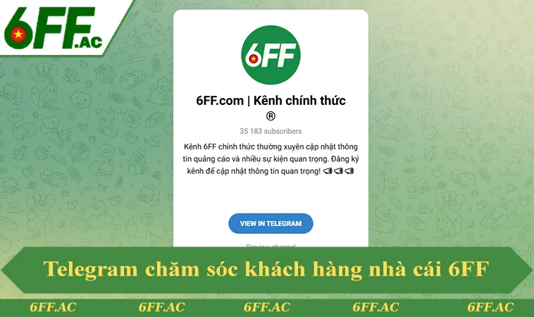 Hệ thống chăm sóc khách hàng nhà cái 6FF 